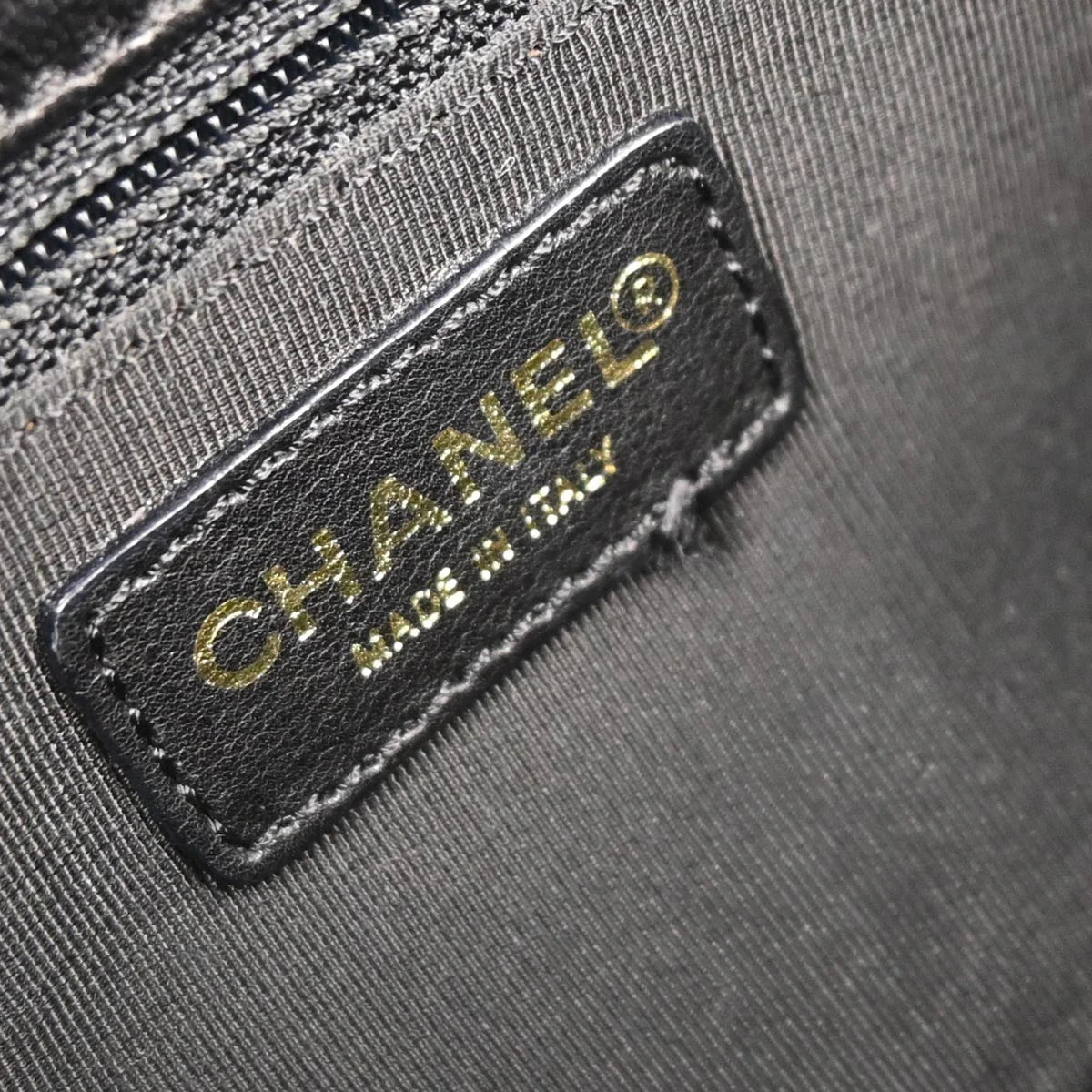 Chanel 2000-2001 Black Lambskin Choco Bar Shoulder Bag