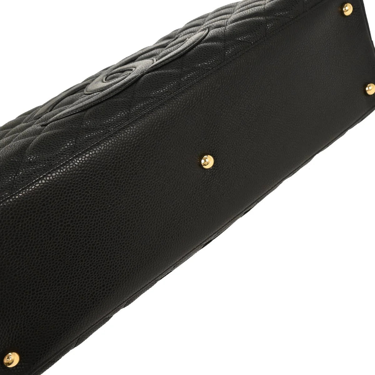 Chanel 2003-200 Black Caviar Bowling Bag